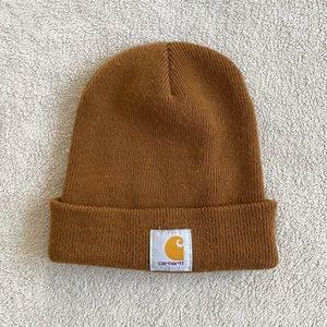 Carhartt Brown Knit Cuffed Beanie